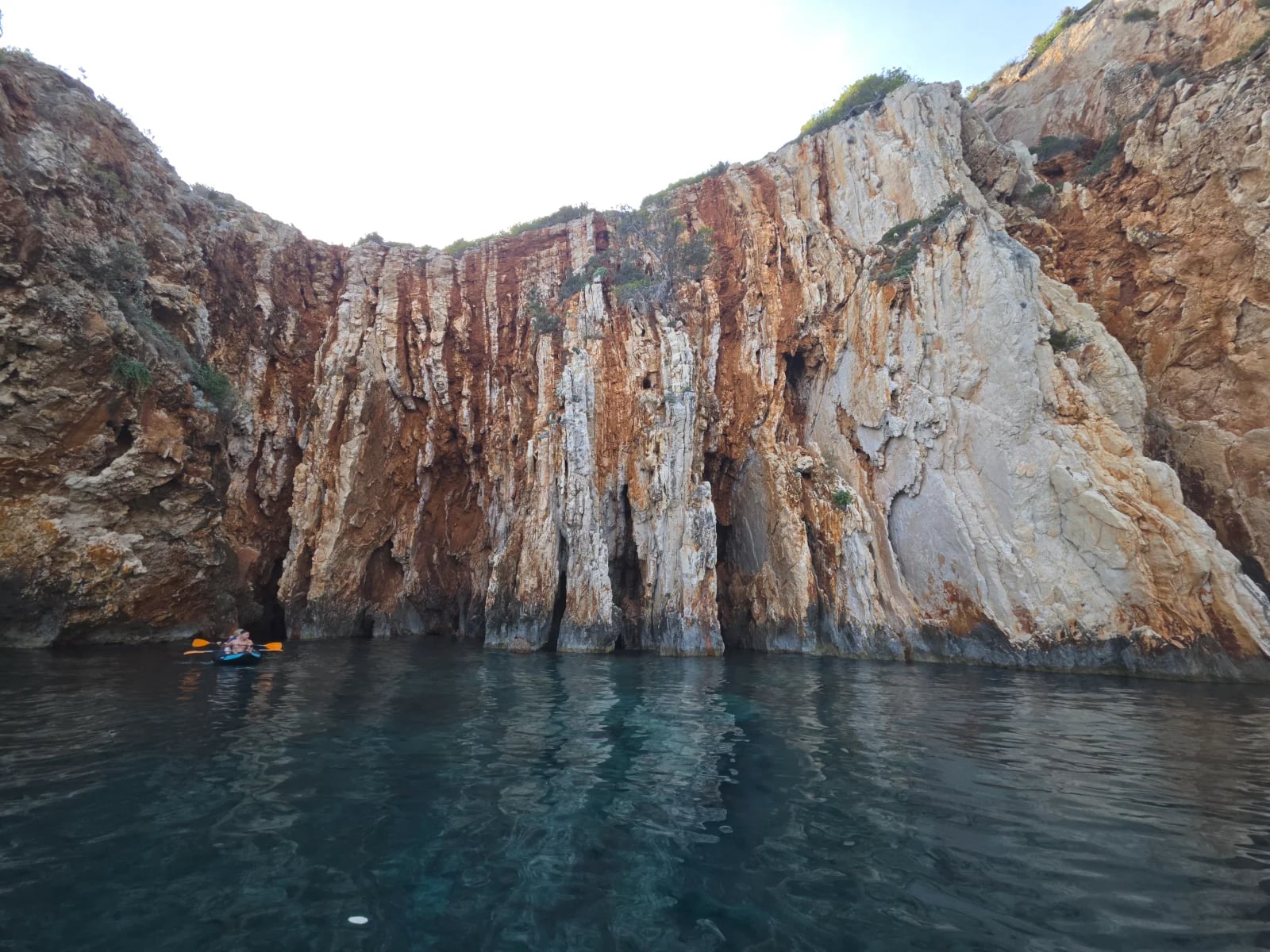 Rebelde Boats cruising slowly along the Croatian Adriatic coast