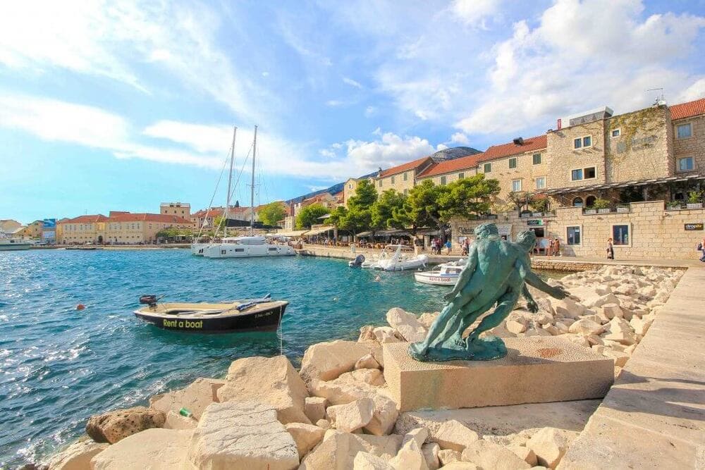 Private swimming stops along Brač's hidden coastline